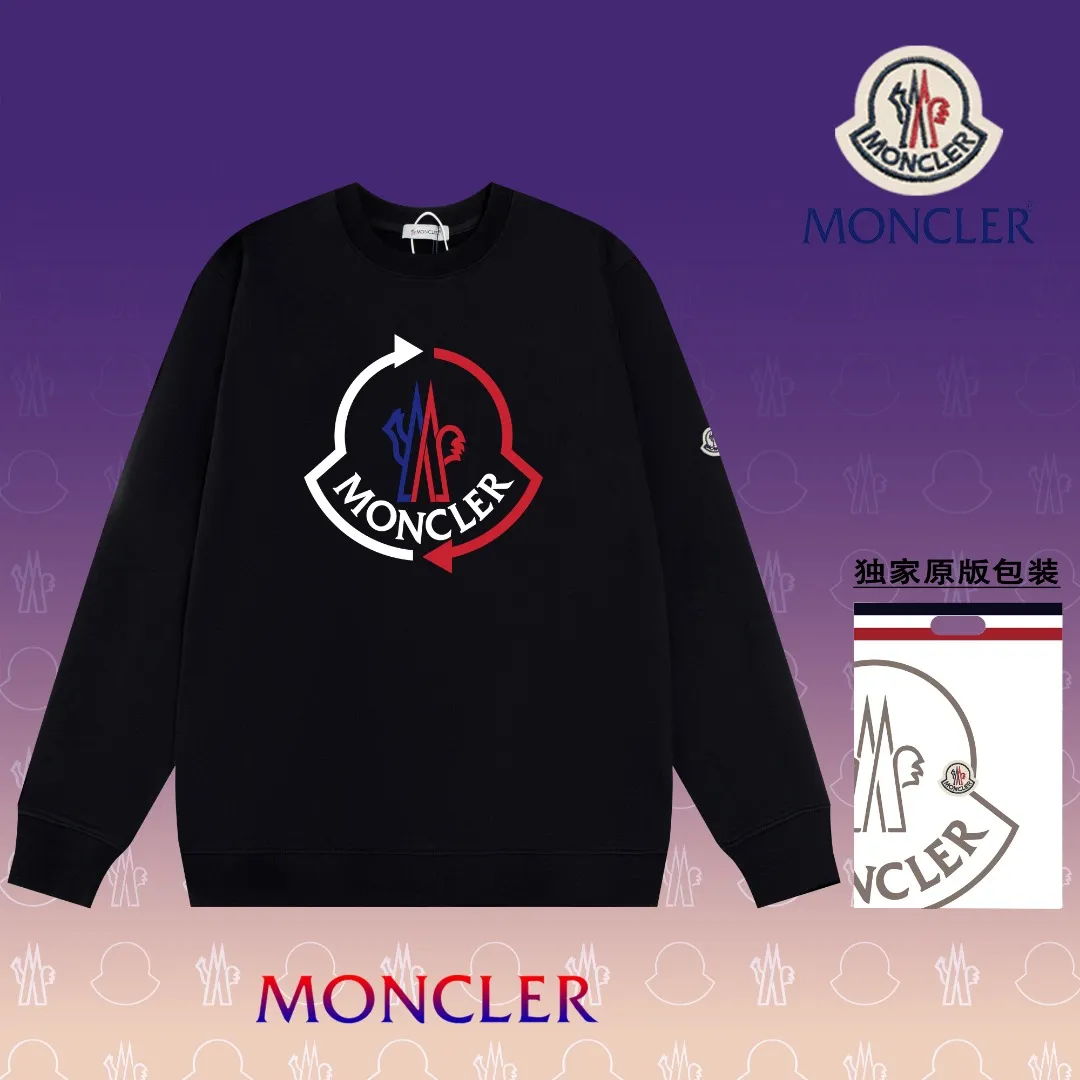 【 Quality】【 MONCLER】【In Stock 】 2024 New Arrival Premium 3D LOGO ， ， Premium ⚠️ ： 460 ， 21S 10S 26/2 1*1 ！ ， ， ， ， ， ！ Same Style ✔️ Same Style： ❗ ✔️【 Same Style， In Stock！】 ➡️Size：S M L XL XXL ➡️ ：Black White ⚠️Size Size